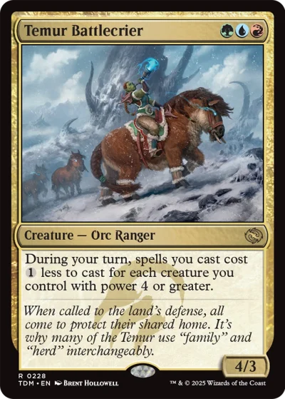 Temur Battlecrier - Tarkir Dragonstorm Spoiler